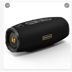Monster S380 Bluetooth Speaker, Portable Speaker with 40W Stereo Sound, Bluetoot